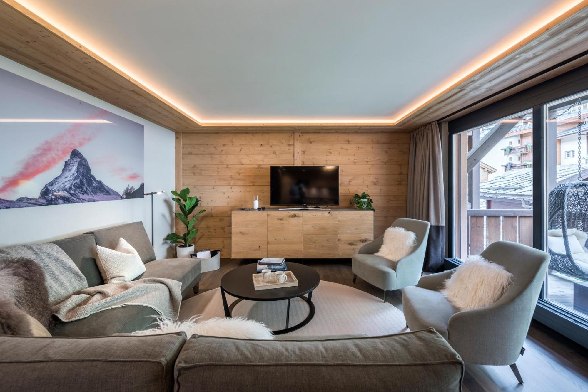 Luxury Chalets & Apartments By Mountain Exposure Zermatt Szoba fotó